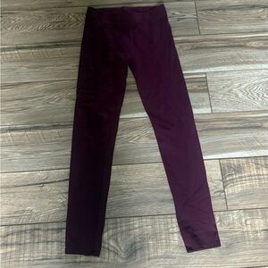 LOFT Burgundy Leggings